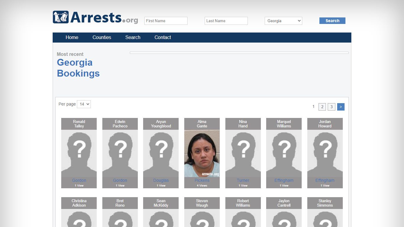 Georgia Arrests and Inmate Search